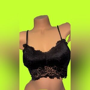 Elegant Black Lace Bralette